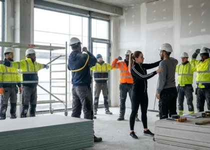 Workers_warm-up_on_construction